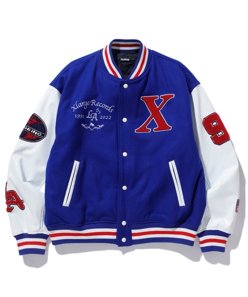 XLARGE(エクストララージ)の「OG LOGO VARSITY JACKET(ブルゾン・メンズ・レッド/グリーン/ブラック/ブルー・M/S/XL/L)」の5枚目の写真