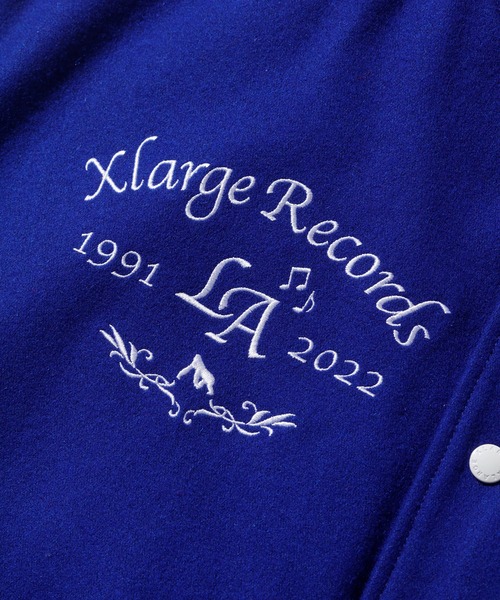 XLARGE(エクストララージ)の「OG LOGO VARSITY JACKET(ブルゾン・メンズ・レッド/グリーン/ブラック/ブルー・M/S/XL/L)」の8枚目の写真