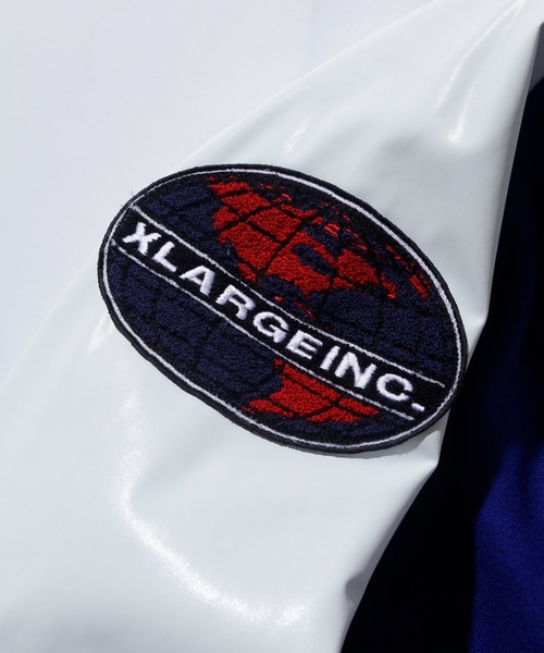 XLARGE(エクストララージ)の「OG LOGO VARSITY JACKET(ブルゾン・メンズ・レッド/グリーン/ブラック/ブルー・M/S/XL/L)」の12枚目の写真