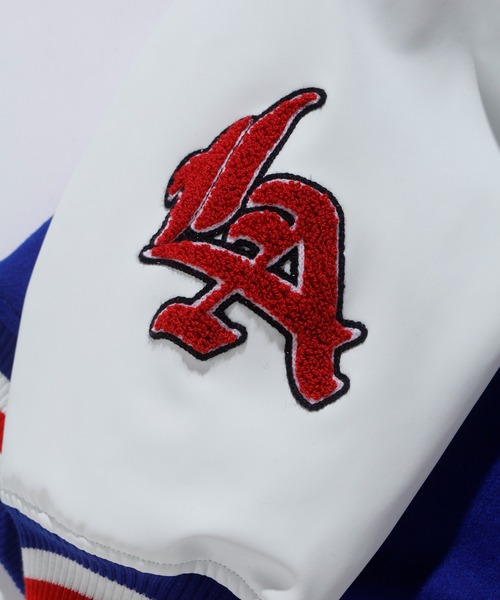 XLARGE(エクストララージ)の「OG LOGO VARSITY JACKET(ブルゾン・メンズ・レッド/グリーン/ブラック/ブルー・M/S/XL/L)」の13枚目の写真