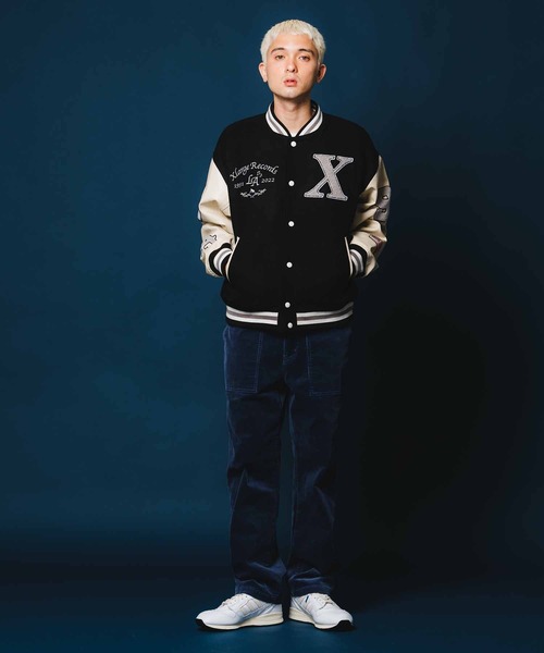 XLARGE(エクストララージ)の「OG LOGO VARSITY JACKET(ブルゾン・メンズ・レッド/グリーン/ブラック/ブルー・M/S/XL/L)」の22枚目の写真