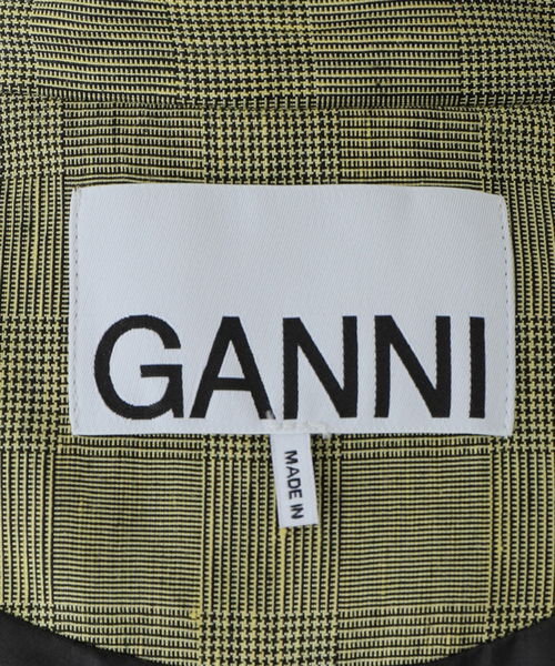 U by SPICK&SPAN（ユーバイスピックアンドスパン）の「【GANNI / ガニー】 Slub Check Suiting ジャケット（ブルゾン・レディース・ベージュ・FREE）」の20枚目の写真