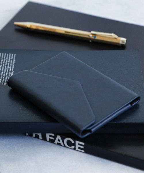 HIGHTIDE（ハイタイド）の「ダブルフラップカードホルダー 名刺入れ ビジネス カードケース マグネット式 三つ折り（名刺入れ・レディース・ゴールド/ネイビー/ベージュ/レッド/ブラウン/ライトピンク/ブラック/グレー/シルバー/ブルーグレー/ホワイト・FREE）」の21枚目の写真
