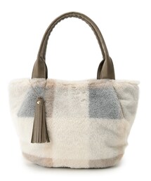 SHOO・LA・RUE | タッセル付きタックファートートバッグ(トートバッグ)