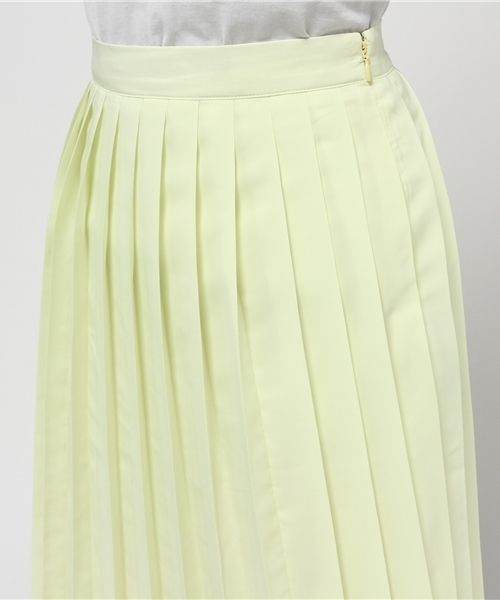 DISCOAT(ディスコート)の「【Discoat】デシンプリーツスカート(スカート・レディース・レモンイエロー/ホワイト/ライトグレー・フリ-)」の7枚目の写真