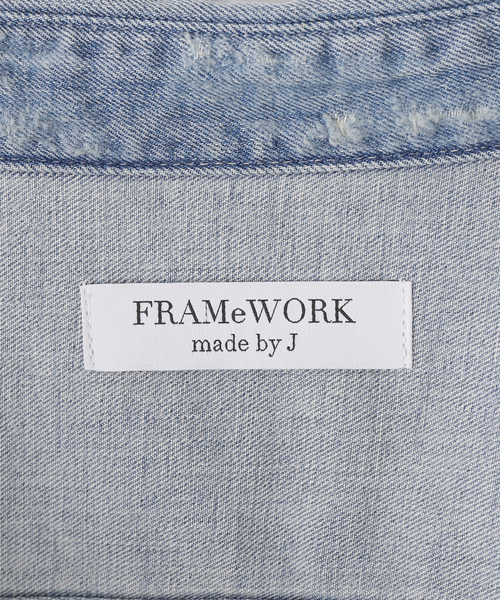 FRAMeWORK（フレームワーク）の「FRAMeWORK made by J 別注8ozデニムシャツ（シャツ/ブラウス・レディース・ブルー系その他・FREE）」の8枚目の写真