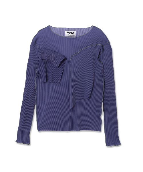 kotohayokozawa(コトハヨコザワ)の「kotohayokozawa Long sleeve top TD22A-P05(その他トップス・レディース・ホワイト/ライトグリーン/ブラック/パープル・FREE)」の4枚目の写真