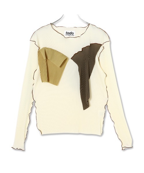 kotohayokozawa(コトハヨコザワ)の「kotohayokozawa Long sleeve top TD22A-P05(その他トップス・レディース・ホワイト/ライトグリーン/ブラック/パープル・FREE)」の10枚目の写真