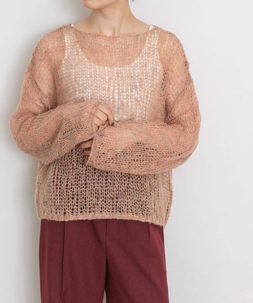 UR Lab.(アーバンリサーチラボ)の「透かし編みニット(ニット/セーター・レディース・グレー系その他/ブルー系その他/オレンジ系その他・FREE)」の19枚目の写真