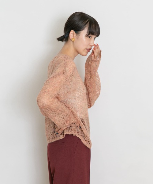 UR Lab.(アーバンリサーチラボ)の「透かし編みニット(ニット/セーター・レディース・グレー系その他/ブルー系その他/オレンジ系その他・FREE)」の20枚目の写真