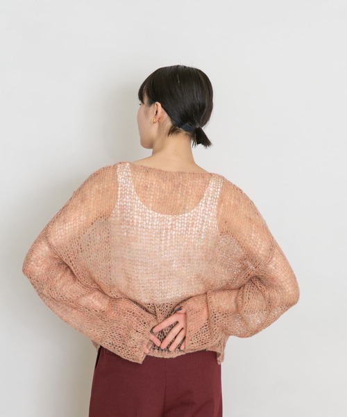 UR Lab.(アーバンリサーチラボ)の「透かし編みニット(ニット/セーター・レディース・グレー系その他/ブルー系その他/オレンジ系その他・FREE)」の21枚目の写真