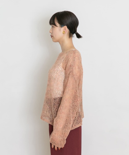 UR Lab.(アーバンリサーチラボ)の「透かし編みニット(ニット/セーター・レディース・グレー系その他/ブルー系その他/オレンジ系その他・FREE)」の11枚目の写真