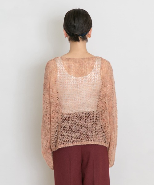 UR Lab.(アーバンリサーチラボ)の「透かし編みニット(ニット/セーター・レディース・グレー系その他/ブルー系その他/オレンジ系その他・FREE)」の12枚目の写真