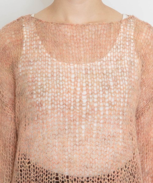 UR Lab.(アーバンリサーチラボ)の「透かし編みニット(ニット/セーター・レディース・グレー系その他/ブルー系その他/オレンジ系その他・FREE)」の13枚目の写真