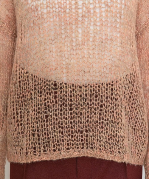 UR Lab.(アーバンリサーチラボ)の「透かし編みニット(ニット/セーター・レディース・グレー系その他/ブルー系その他/オレンジ系その他・FREE)」の15枚目の写真