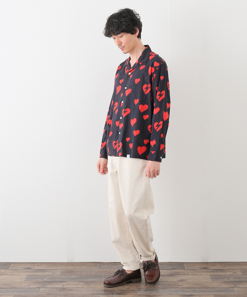 BEDWIN（ベドウィン）の「【BEDWIN / ベドウィン】 L/S OPEN COLLAR ALOHA SHIRT/1676（シャツ/ブラウス・メンズ・ブラック/ブルー・2/3）」の17枚目の写真