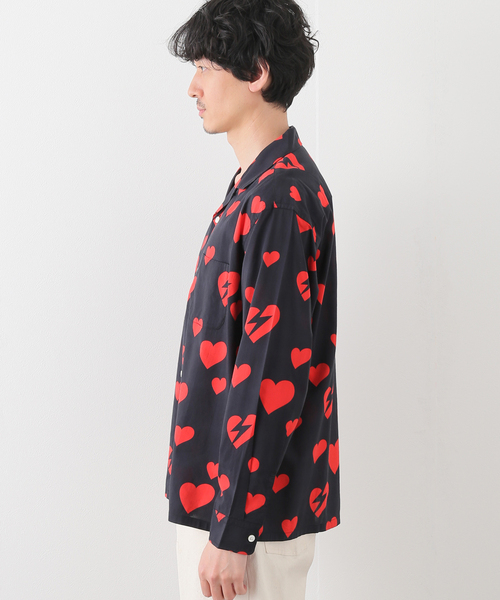 BEDWIN（ベドウィン）の「【BEDWIN / ベドウィン】 L/S OPEN COLLAR ALOHA SHIRT/1676（シャツ/ブラウス・メンズ・ブラック/ブルー・2/3）」の9枚目の写真