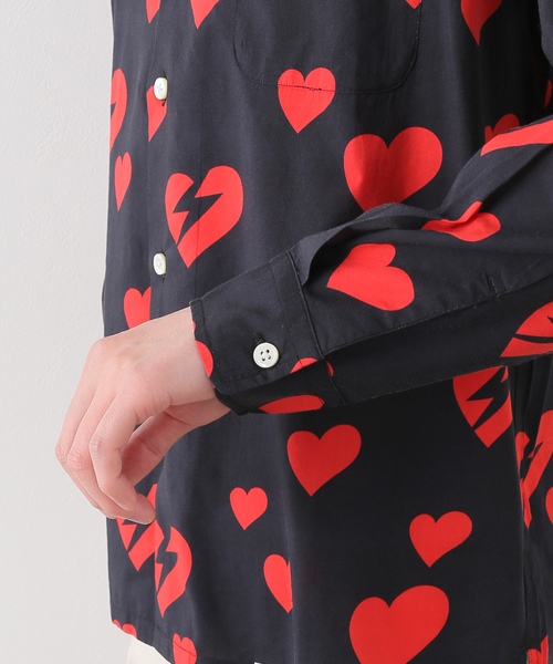 BEDWIN（ベドウィン）の「【BEDWIN / ベドウィン】 L/S OPEN COLLAR ALOHA SHIRT/1676（シャツ/ブラウス・メンズ・ブラック/ブルー・2/3）」の3枚目の写真