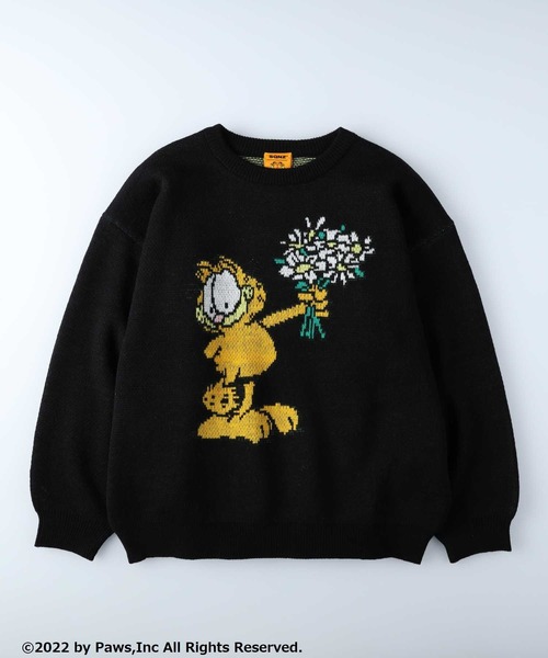 Right-on（ライトオン）の「【GARFIELD】ブルームセーター（ニット/セーター・メンズ・ブラウン/イエロー/グリーン/ブラック・L/XL/M/S）」の7枚目の写真