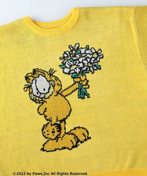 Right-on（ライトオン）の「【GARFIELD】ブルームセーター（ニット/セーター・メンズ・ブラウン/イエロー/グリーン/ブラック・L/XL/M/S）」の12枚目の写真