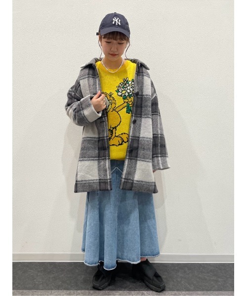 Right-on（ライトオン）の「【GARFIELD】ブルームセーター（ニット/セーター・メンズ・ブラウン/イエロー/グリーン/ブラック・L/XL/M/S）」の20枚目の写真