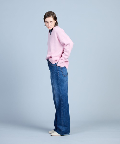 美品　NORC ノーク アルパカヘアリーニット　ピンク アップルパイニットカーディガン（PINK） - PINUE