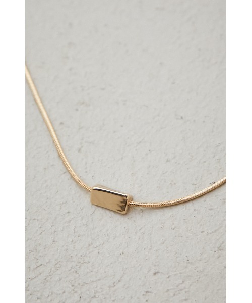 AZUL by moussy（アズールバイマウジー）の「PETIT POLE CHARM NECKLACE/プチポールチェーンネックレス（ネックレス・レディース・ゴールド系その他/シルバー・FREE）」の12枚目の写真