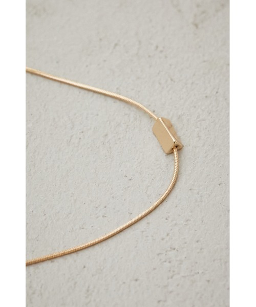 AZUL by moussy（アズールバイマウジー）の「PETIT POLE CHARM NECKLACE/プチポールチェーンネックレス（ネックレス・レディース・ゴールド系その他/シルバー・FREE）」の13枚目の写真