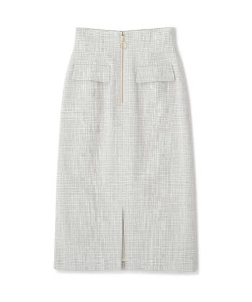 PROPORTION BODY DRESSING（プロポーションボディドレッシング）の「フロントファスナーツィードスカート / 1213120202（スカート・レディース・ブルー/イエロー/ホワイト系その他・X-SMALL/SMALL/MEDIUM）」の16枚目の写真