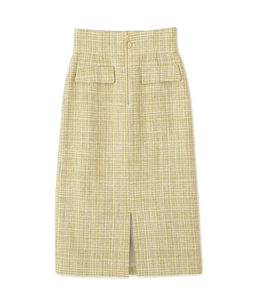 PROPORTION BODY DRESSING（プロポーションボディドレッシング）の「フロントファスナーツィードスカート / 1213120202（スカート・レディース・ブルー/イエロー/ホワイト系その他・X-SMALL/SMALL/MEDIUM）」の10枚目の写真