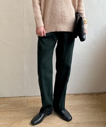 ピーチ起毛テーパードパンツ