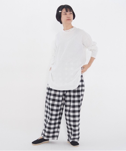 ラウンドヘムプルオーバー BC＞綿100％ひんやりラウンドヘムプルオーバー - ベルーナ【公式】