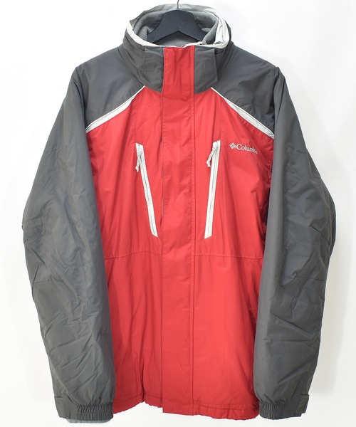 【ヴィンテージ古着】90～00s Columbia / コロンビア フルジップナイロンジャケット フリースライナー付き