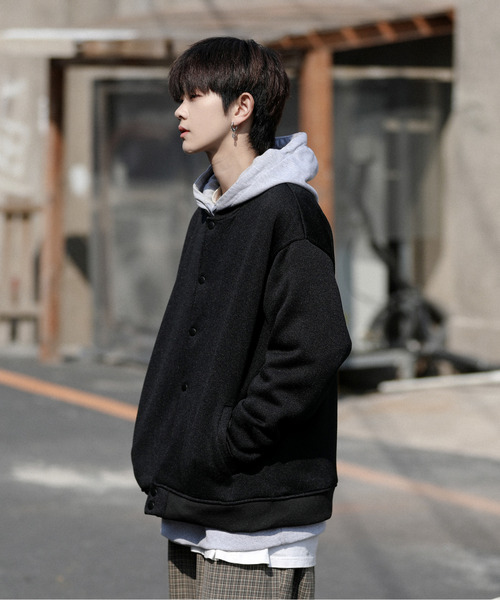 【セール】【neos -addictive design-】ルーズシルエット ニット フリース スタジャン（スタジャン）｜neos（ネオス）