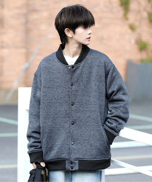 【セール】【neos -addictive design-】ルーズシルエット ニット フリース スタジャン（スタジャン）｜neos（ネオス）