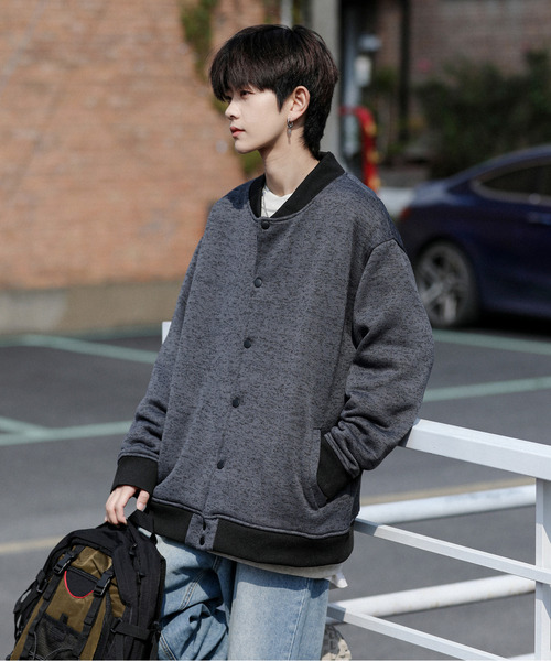 【セール】【neos -addictive design-】ルーズシルエット ニット フリース スタジャン（スタジャン）｜neos（ネオス）