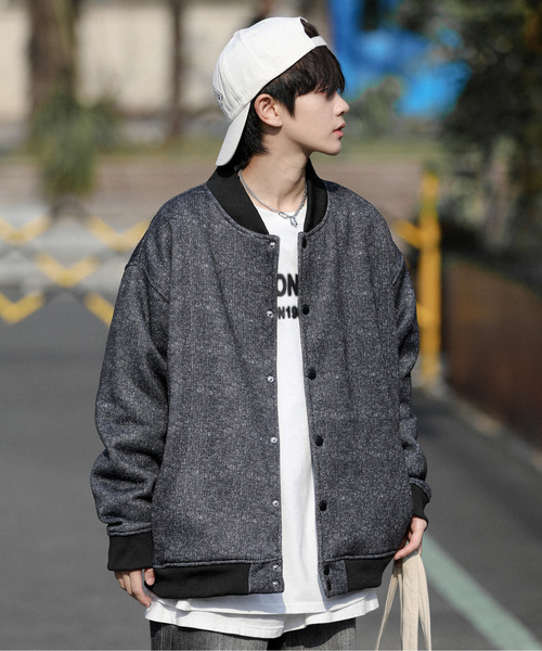 【セール】【neos -addictive design-】ルーズシルエット ニット フリース スタジャン（スタジャン）｜neos（ネオス）