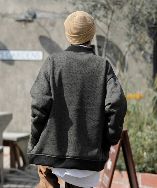 【セール】【neos -addictive design-】ルーズシルエット ニット フリース スタジャン（スタジャン）｜neos（ネオス）