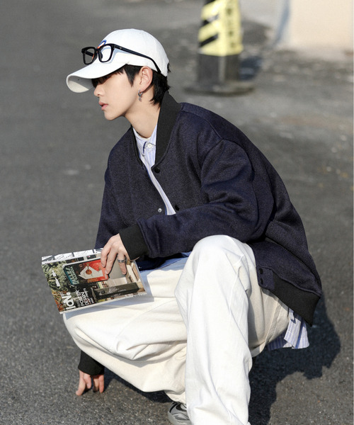 【セール】【neos -addictive design-】ルーズシルエット ニット フリース スタジャン（スタジャン）｜neos（ネオス）