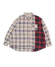 DANKE SCHON | DankeSchon/ダンケシェーン/CUT OFF CHECK SHIRTS(シャツ/ブラウス)