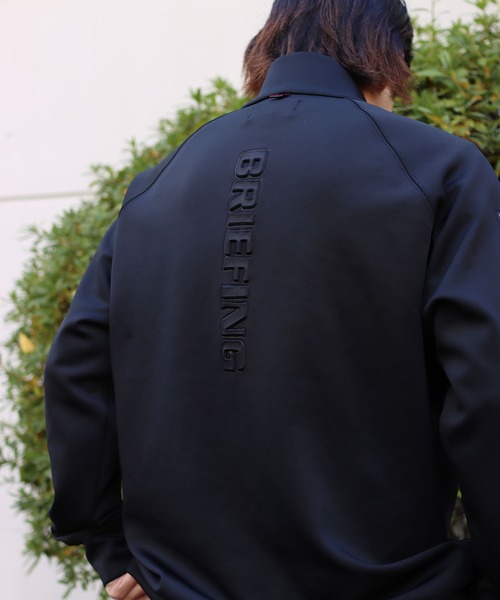 BRIEFING/ブリーフィング MENS 3D LOGO HALF ZIP ハーフジップ