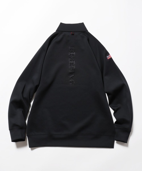 BRIEFING/ブリーフィング MENS 3D LOGO HALF ZIP ハーフジップ