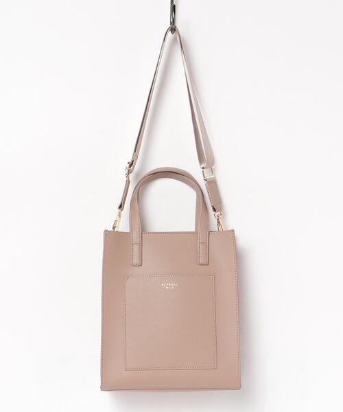 E.TOKYO（イートーキョー）の「縦長2WAYバッグ（ショルダーバッグ・レディース・ブラック系その他/ベージュ系その他/ベージュ/ブルー/ピンク/グレー系その他/パイソン/ブラック系その他2/ブラウン系その他・FREE）」の6枚目の写真