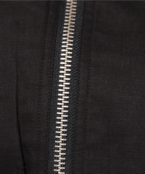 SLY(スライ)の「リネンCROPPED MA-1(ブルゾン・レディース・カーキ系/ベージュ/ブラック・FREE)」の13枚目の写真