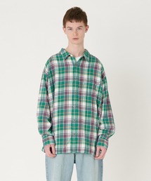 Levi's | Levi's/リーバイス SILVERTAB(TM) オーバーサイズシャツ グリーン AVIGDOR PLAID(シャツ/ブラウス)