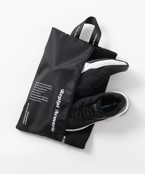 repipi armario(レピピ アルマリオ)の「メッシュキリカエシューズBAG(シューズ小物/雑貨・キッズ・ブラック系1/ブラック系2・FREE)」の1枚目の写真