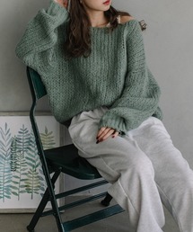 Flugge | mesh knit PO/メッシュニットプルオーバー(ニット/セーター)