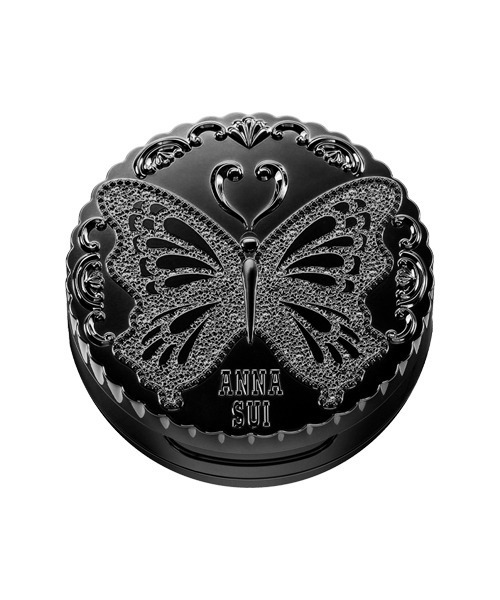 ANNA SUI COSMETICS(アナ スイ コスメティクス)の「ルース フェイス パウダー コンパクト(その他ビューティーグッズ・レディース・ブラック/ゴールド・FREE)」の2枚目の写真
