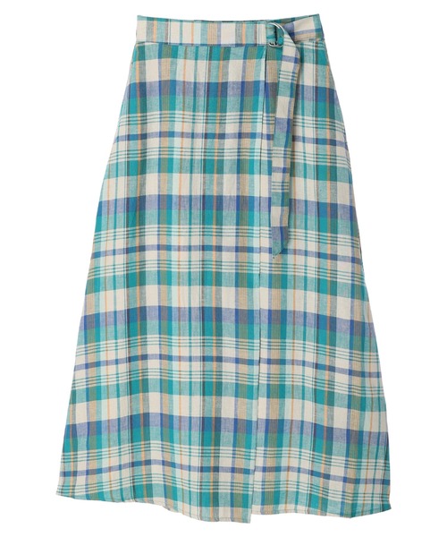 AMERICAN HOLIC（アメリカンホリック）の「ラップ風チェックスカート（スカート・レディース・オレンジ/グリーン・S/M/L）」の19枚目の写真