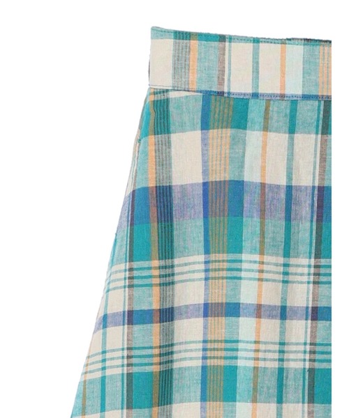 AMERICAN HOLIC（アメリカンホリック）の「ラップ風チェックスカート（スカート・レディース・オレンジ/グリーン・S/M/L）」の13枚目の写真